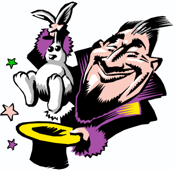 Magician pulling Rabbit out of Hat