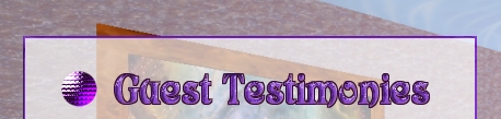 Guest Testimonies