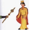 King holding out scepter to Queen Esther